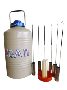 BA11 Liquid Nitrogen Container Cryocan IBP 6 BA11 Cryogenic storage liquid nitrogen tank IOCL