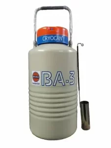 BA-3 Liquid Nitrogen Container Cryocan IBP 8 Cryopreservation BA3 Liquid Nitrogen Container Cryocan