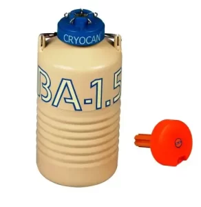 BA-1.5 Liquid Nitrogen Container Cryocan IBP 7 LN2 container 1.5 litre IBP IOCL