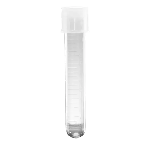 Falcon 14 mL Round Bottom Polystyrene Test Tube with Snap Cap Sterile Individually Wrapped Number 352001