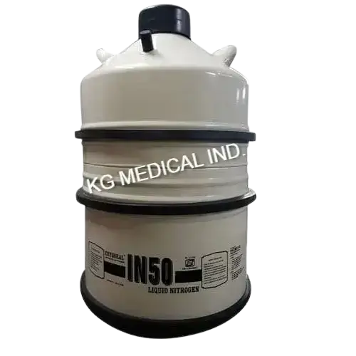 Inoxcva IN-50 Transport Liquid Nitrogen Container Cryoseal 6 50 liter capacity INOX IN-50 Liquid Nitrogen Container Cryoseal Dewar
